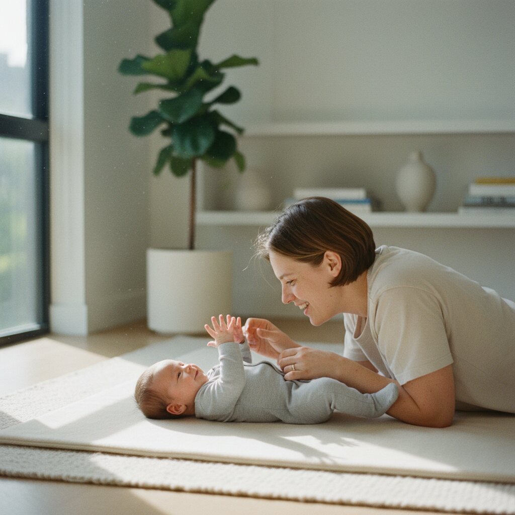 10 Ways to Play with Your Newborn — Gaux editorial image